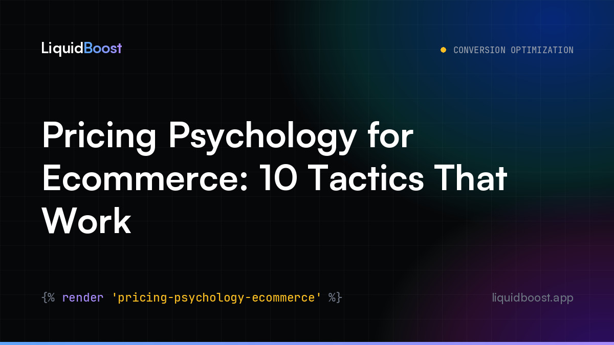 Pricing Psychology for Ecommerce: 10 Tactics That Work