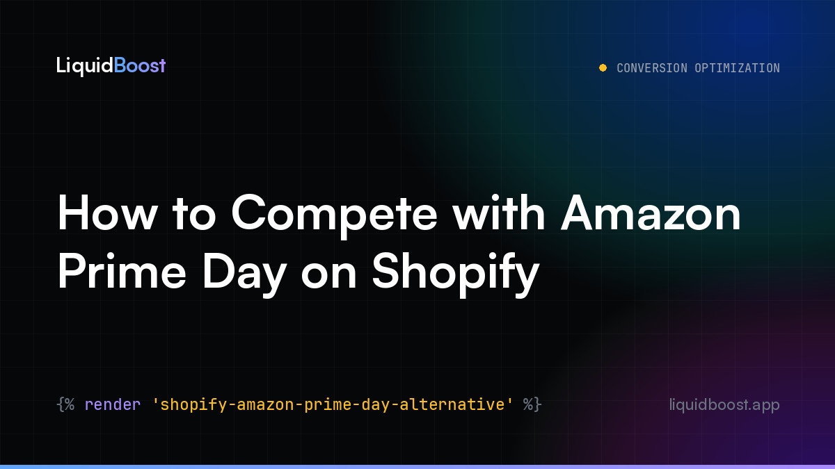 How to Compete with Amazon Prime Day on Shopify