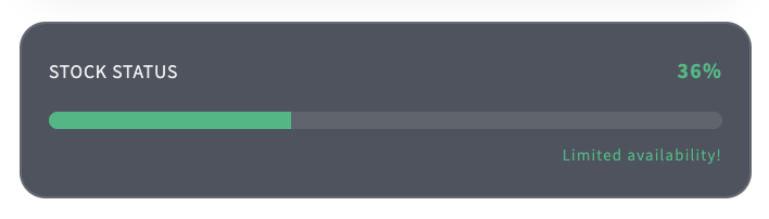 Glass Style style variation for Availability Indicator