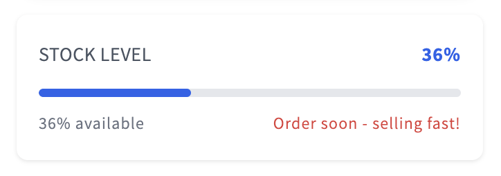 Modern Style style variation for Availability Indicator
