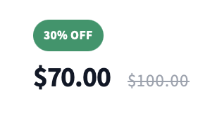 Chic Style style variation for Price Display