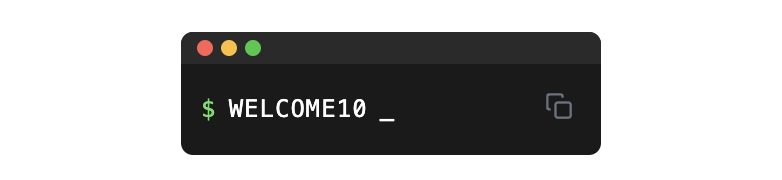 Compact Typing style variation for Promo Code Display