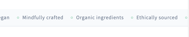 Clean Style style variation for Scrolling Announcement Bar